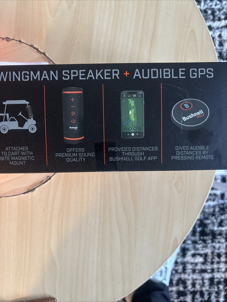 Bushnell Wingman Golf GPS and Bluetooth Speaker