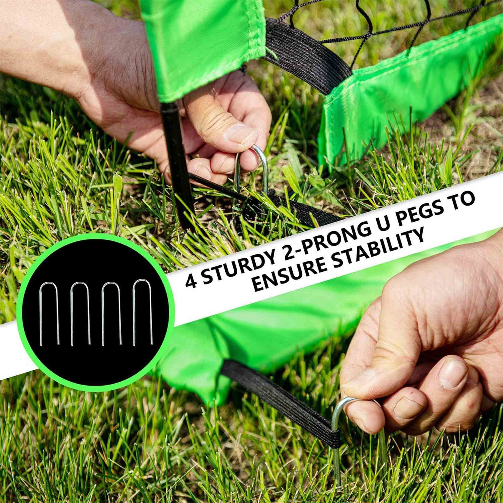 Ksports Squad Outdoor Portable Soccer Goal Set Kids Training Equipment, 4 x 3'