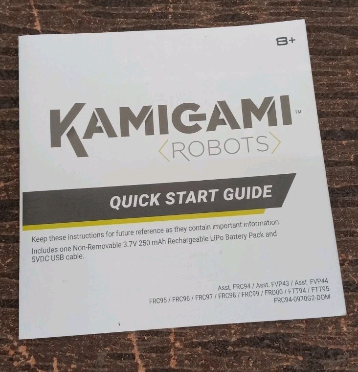 Kamigami Robots Lina Build Program & Play Ladybug Robot CIB New