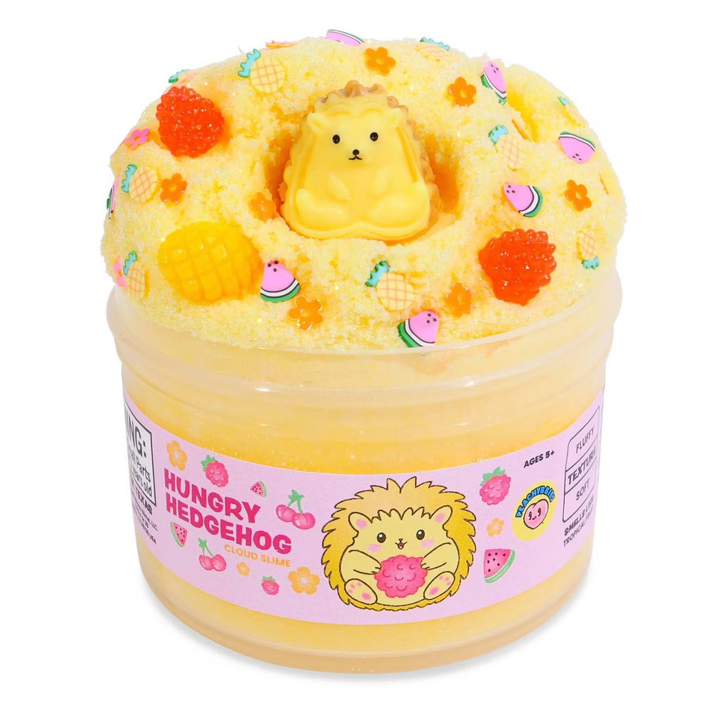 *NEW* Peachybbies HUNGRY HEDGEHOG Cloud Slime