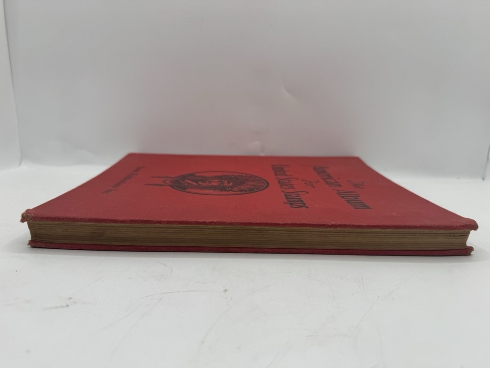 Scott American Album for United States Stamps W/Stamps Amelia Earhart, SIGNED