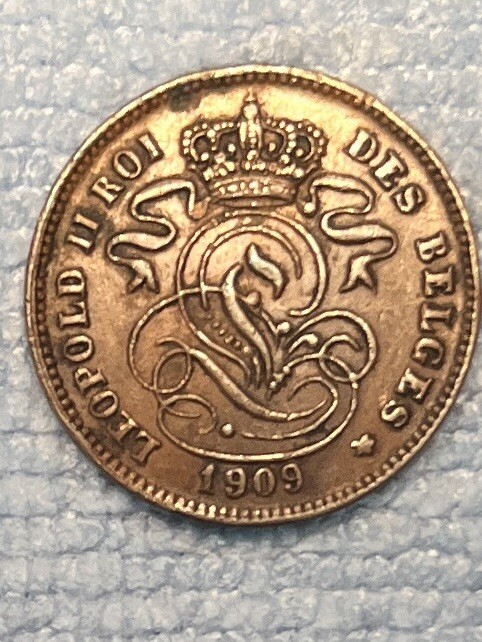 Belgium - 2 centimes 1909