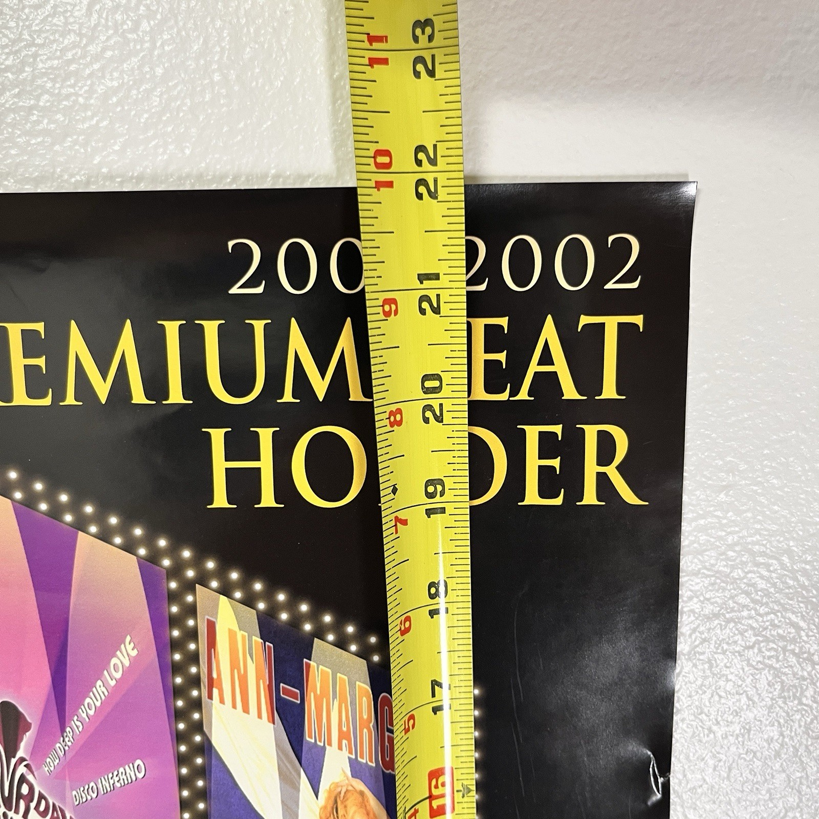 Broadway New Orleans 2001 Poster Premium Seat Holder Fiddler South Pacific