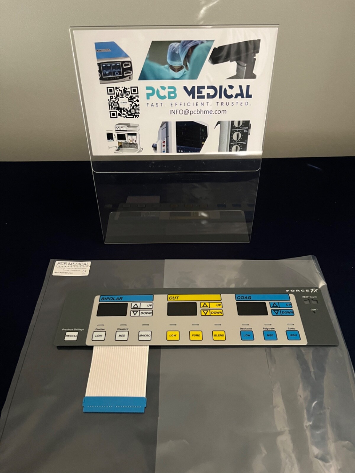 New Replacement Valleylab Force FX / FXc ESU Front Panel Keypad