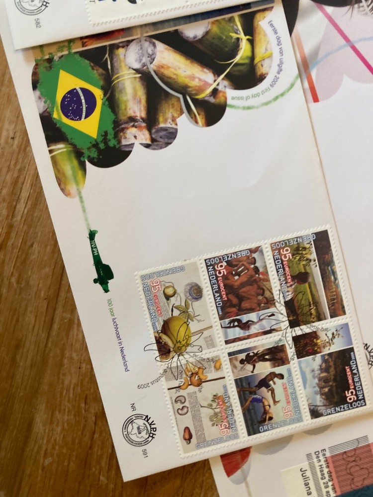 Netherlands 15 FDC covers between E580-594 HIGH cat value