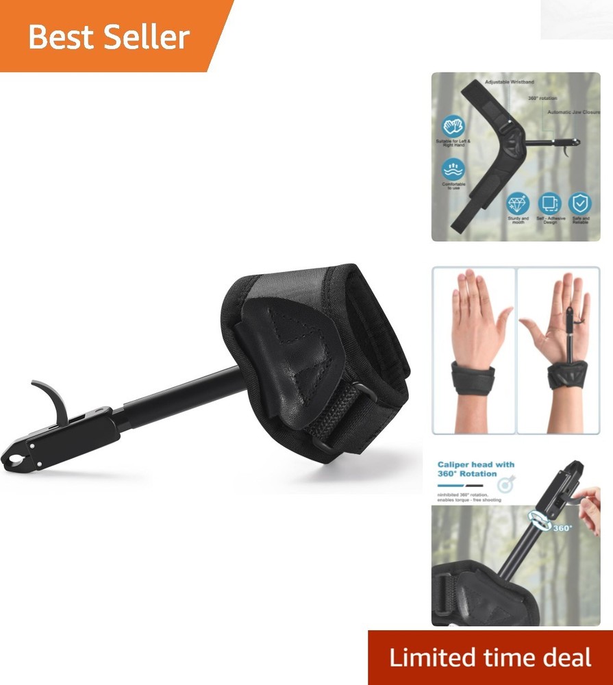 Lightweight Aluminum Compound Bow Release Aid - Left/Right Hand Compatible