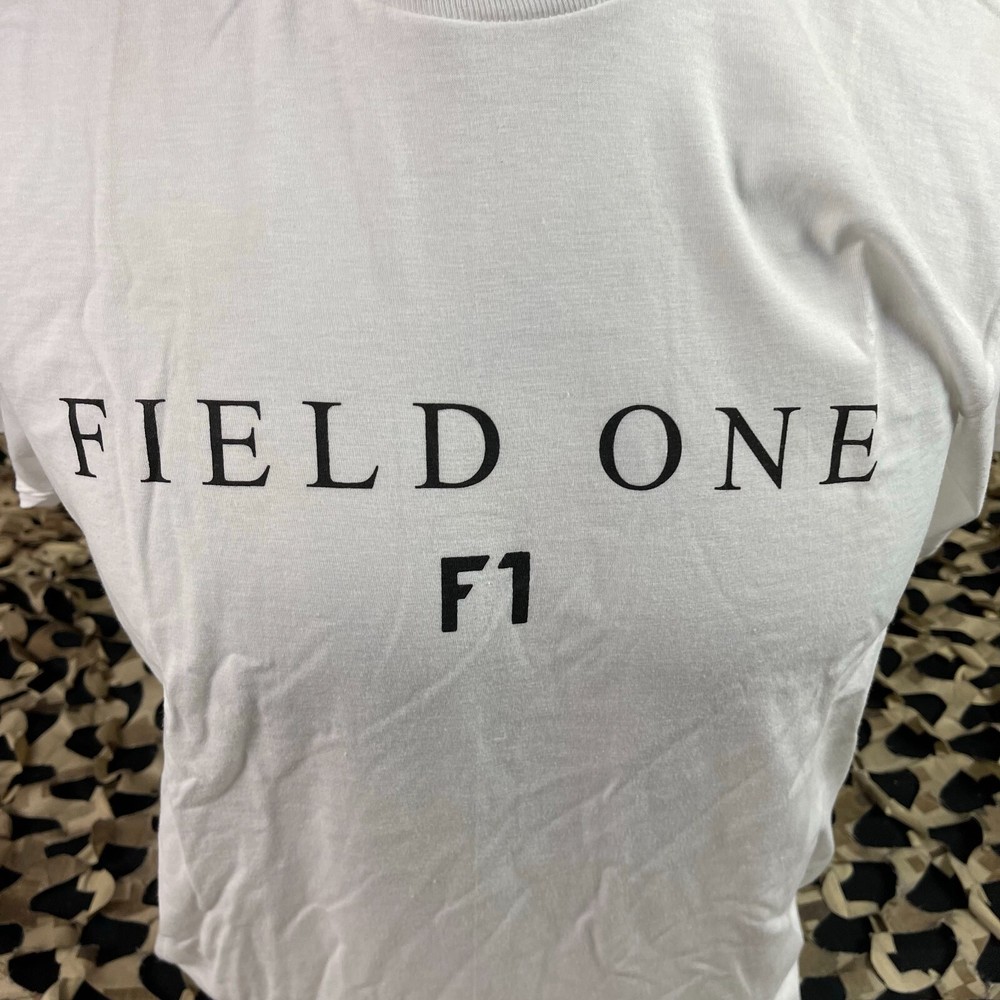 NEW Field One Basic T-Shirt - White - Large