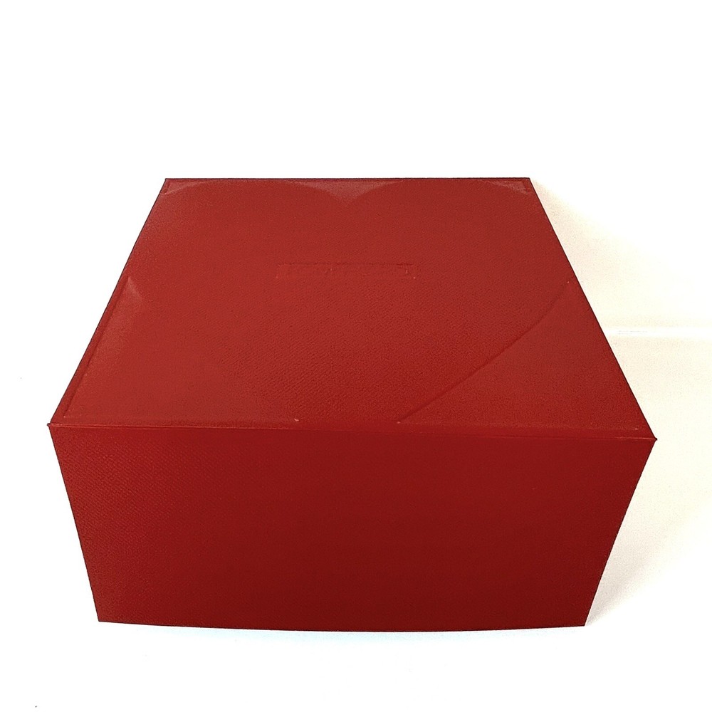 Authentic TOM FORD Square Empty Gift Box Packaging Heart Red 7.75"x4.25"