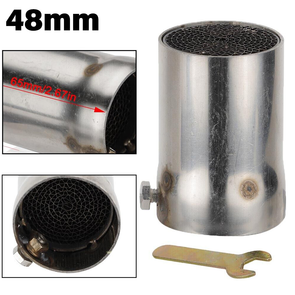 Universal Motorcycle Exhaust Muffler Pipe Can Insert Baffle DB Killer Silencer