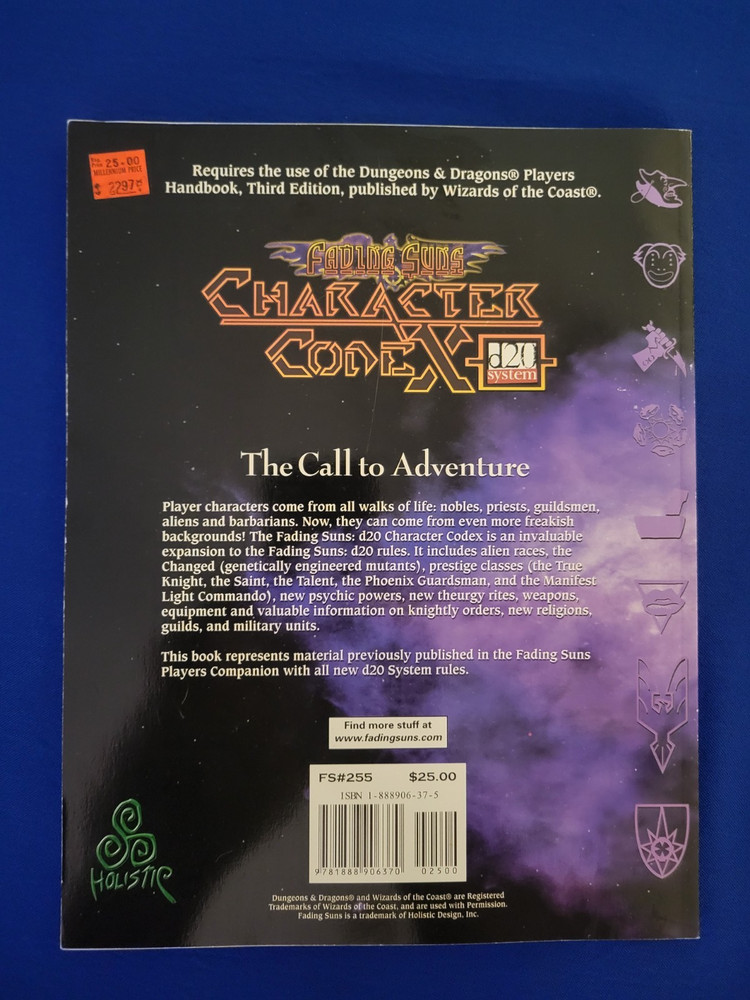 Character Codex - Fading Suns #255