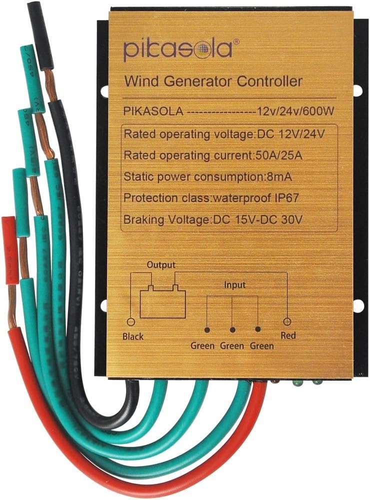 Durable Mini Wind Turbine Controller with Built-in Protection Circuit Features