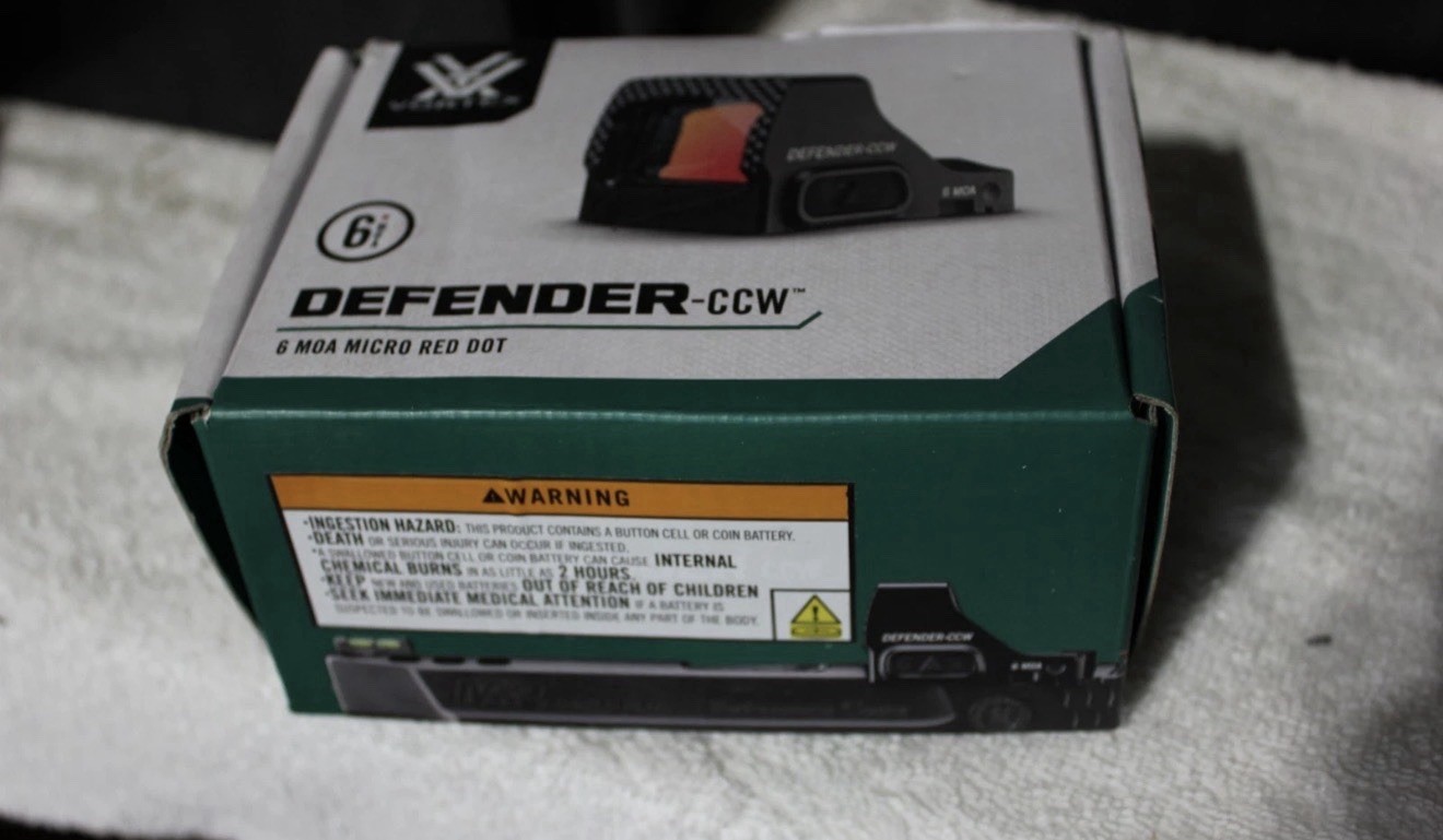 Vortex Defender-CCW 6 MOA Red Dot Sight DFCCW-MRD6