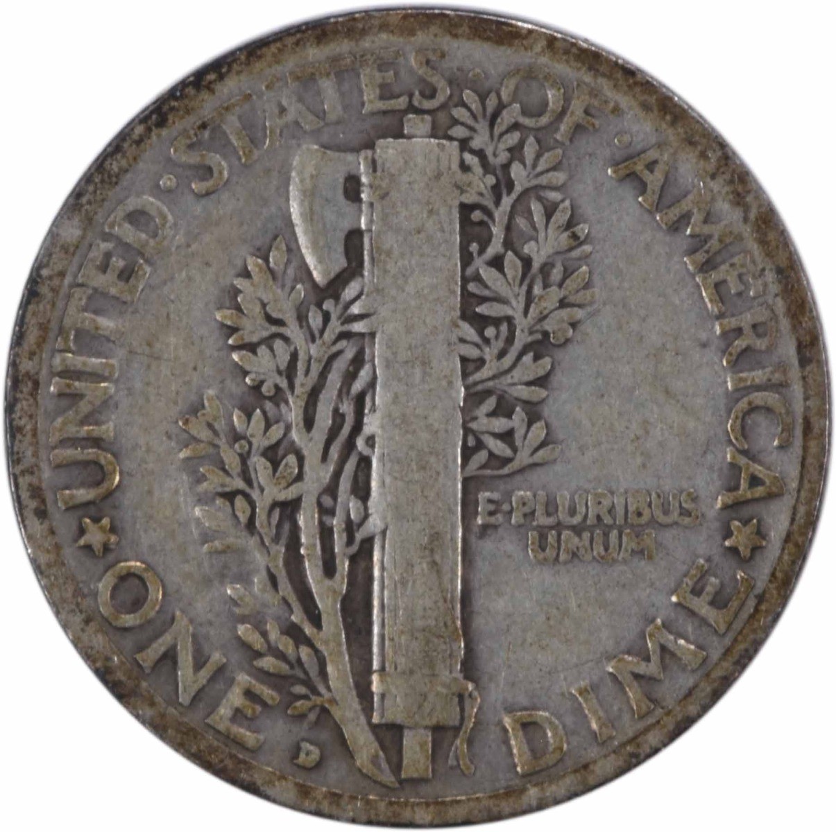 1919-D Mercury Dime VG
