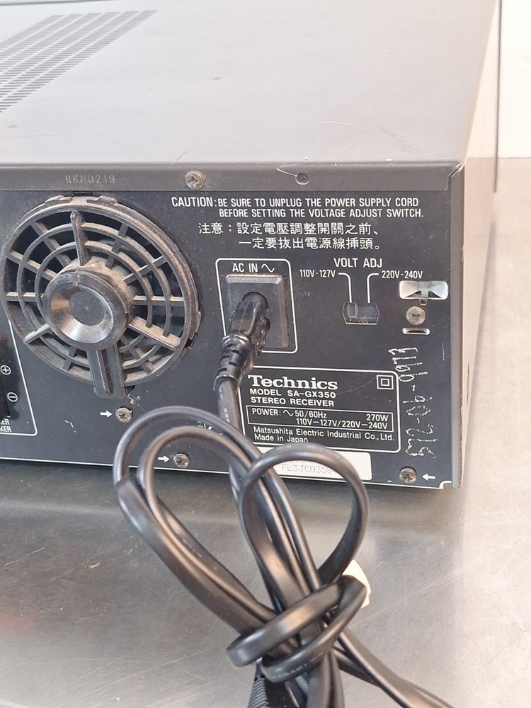 Technics SA-GX350 AV Control Stereo Receiver Class A Digital Delayed Surround