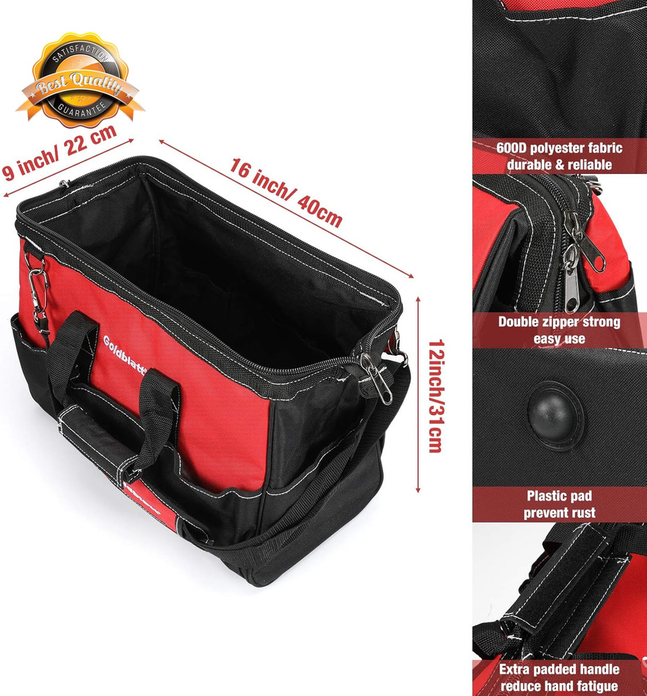 8pc Masonry Hand Tool Set Trowel Edger Float Groover Kit with Tool Bag