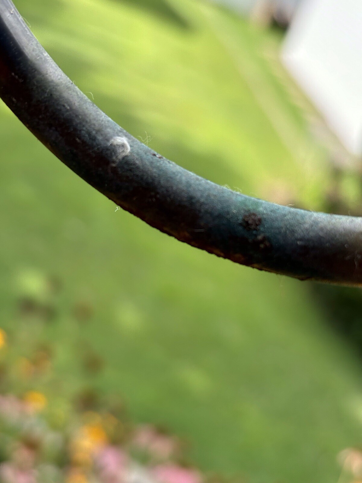 French hand painted 6 arm Porcelain Chandelier from the 20-40s