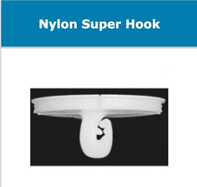 144:Osborne Covered Button Kit-Nylon Super Hook, Soft Shells,Poly Washer Size:30