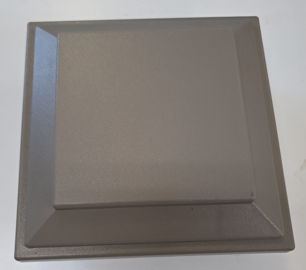 USED TREX TRANSCEND GRAVEL PATH 4 X 4 FLAT POST SLEEVE CAP 4.5 x 4.5 PGPSQCAP4X4