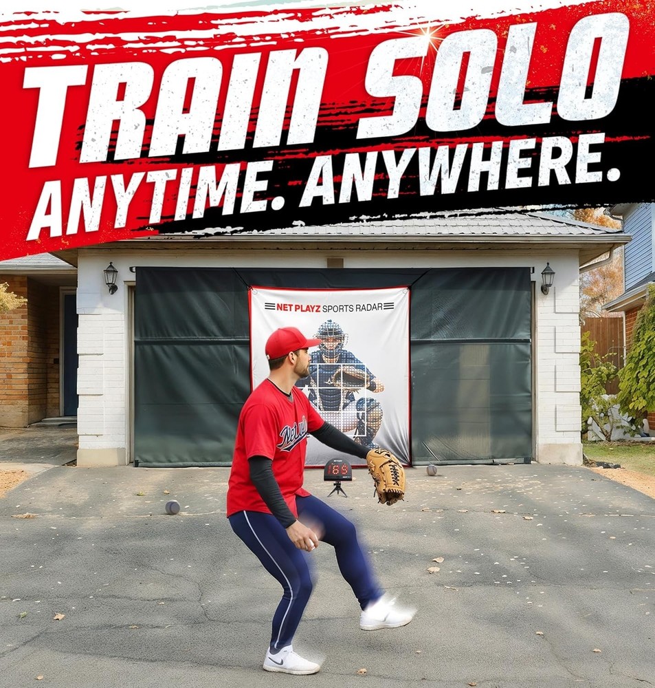 Versatile Sports Speed Radar with Large LED Display & Data Logging Capabilities