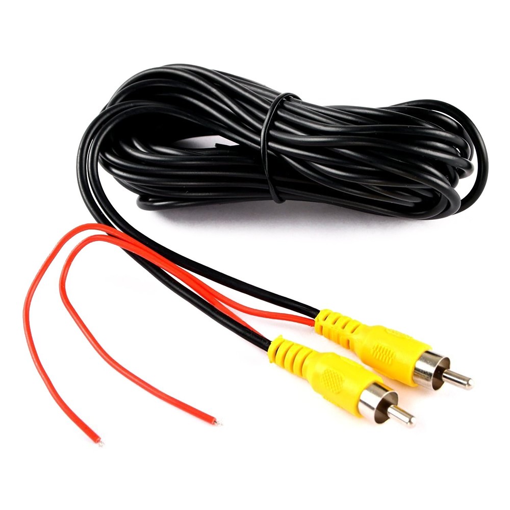 DALLUX Backup Camera RCA Video Cable,CAR Reverse RCAC01/33ft, RCAC01/33ft