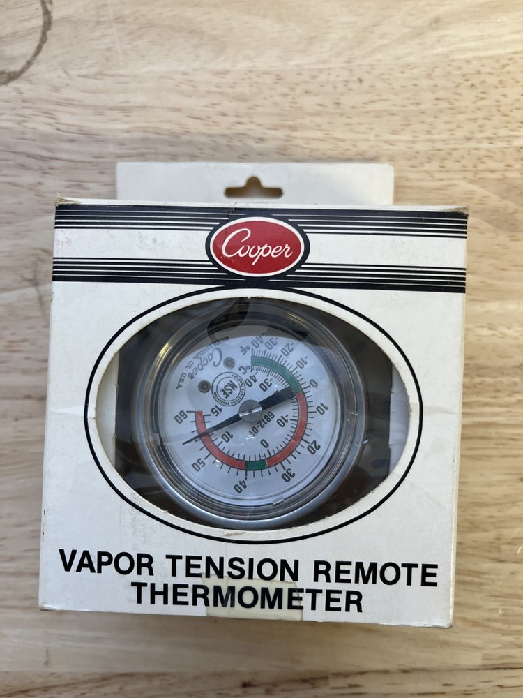 Cooper Vapor Tension Panel Thermometer 6812-01-3