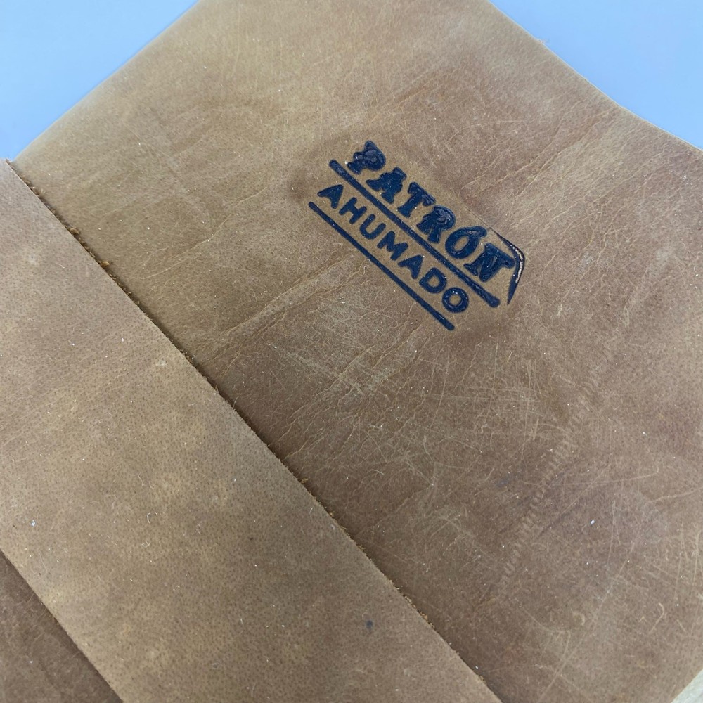 Tequila Patron brown rustic journal