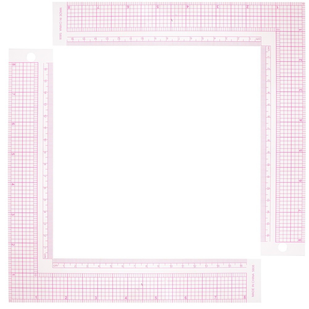 2Pcs Tailor Ruler Square Curve Ruler for Sewing and Quilting Tools