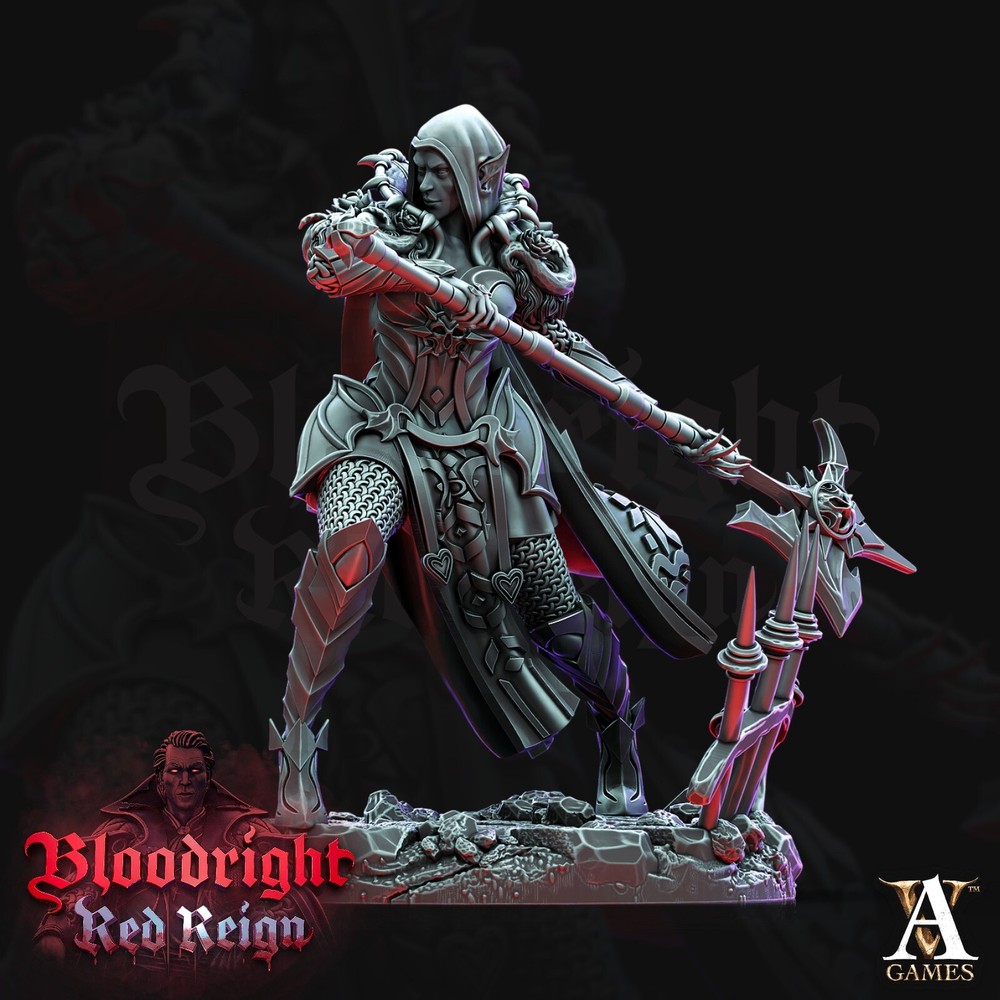 D&D Vampire Knight 01 32mm Scale Mini TTRPG