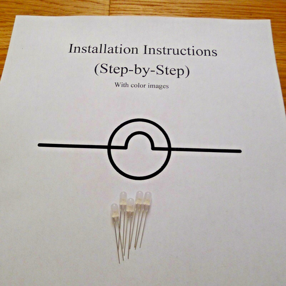 McIntosh MC7100 Replacement Bulbs lamps lights LED kit set + instructions
