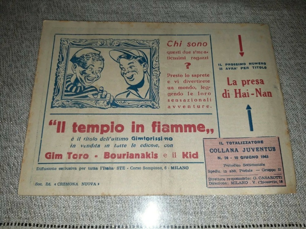 1948 Gim Toro Comic No. 24 ORIGINAL £. 12