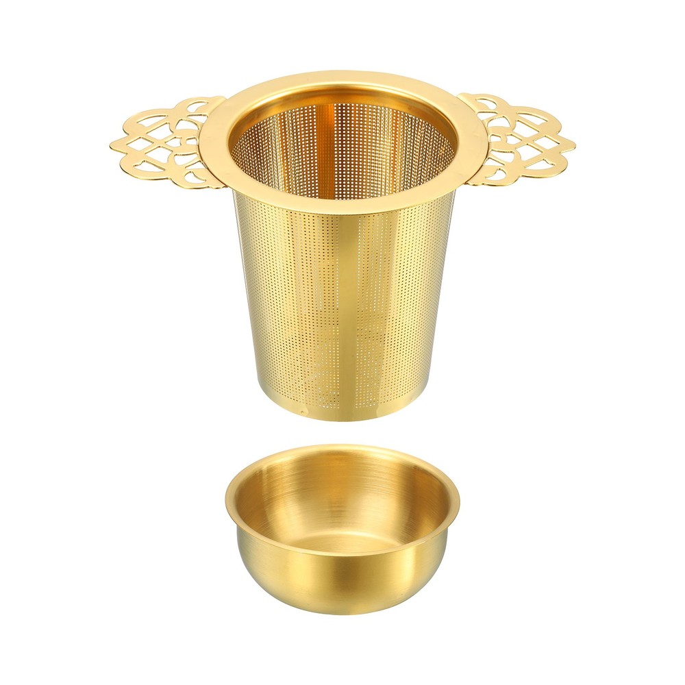 1 Pcs Tea Infuser Filter Tea Strainer for Loose Leaf Tea, Titanium
