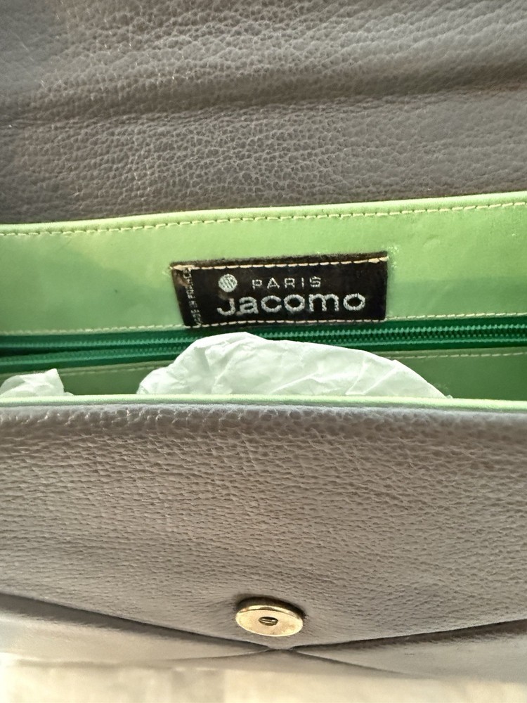 JACOMO PARIS LEATHER CLUTCH BAG