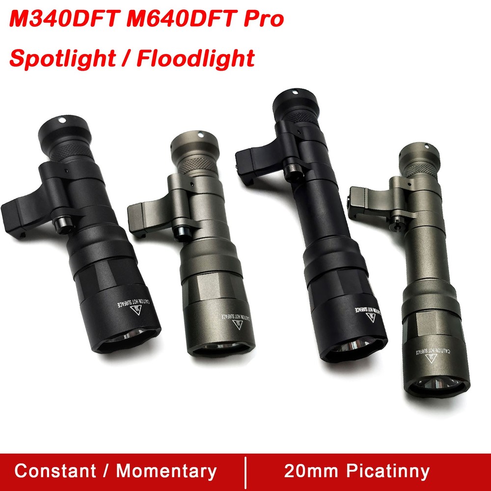 M340DFT / M640DFT LED Light Constant Momentary with Flip-to-side Mount + Switch