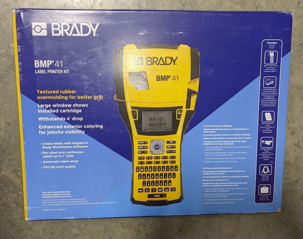 Brady BMP41 Color Printer Electrical Starter Kit