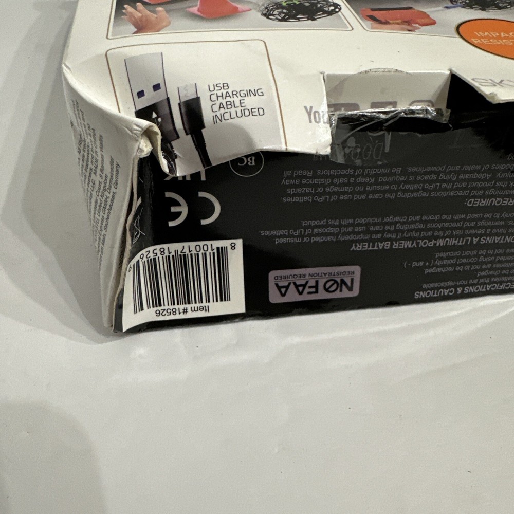 Sky Viper FORCE Gesture-Controlled Drone NEW Box Is Crushed