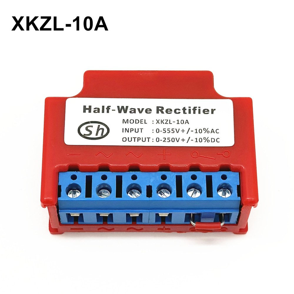 XKZL-10A input AC 0-555V output DC 0-250V 10A half wave brake rectifier module