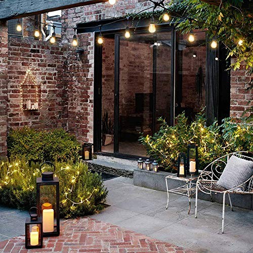 Shatterproof LED String Lights, Waterproof, Warm White 2200K, 70LM, S14 15pack