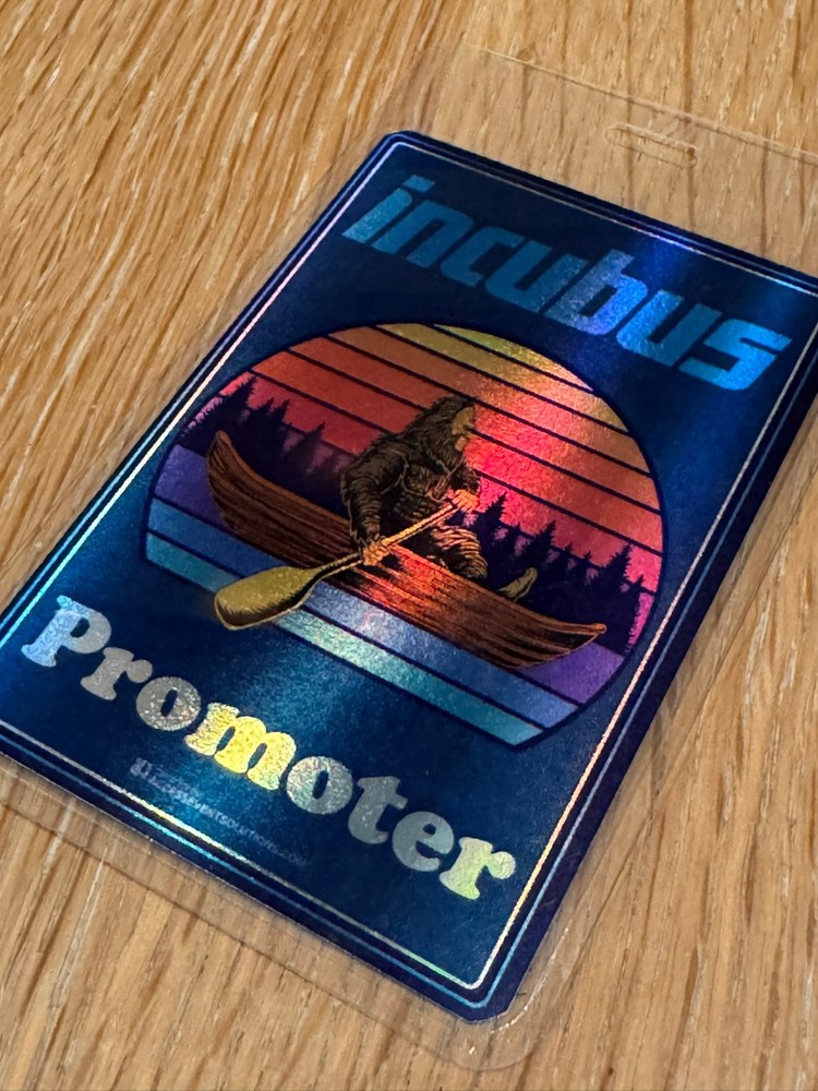 INCUBUS - All Access Backstage Pass - Really great foil effect