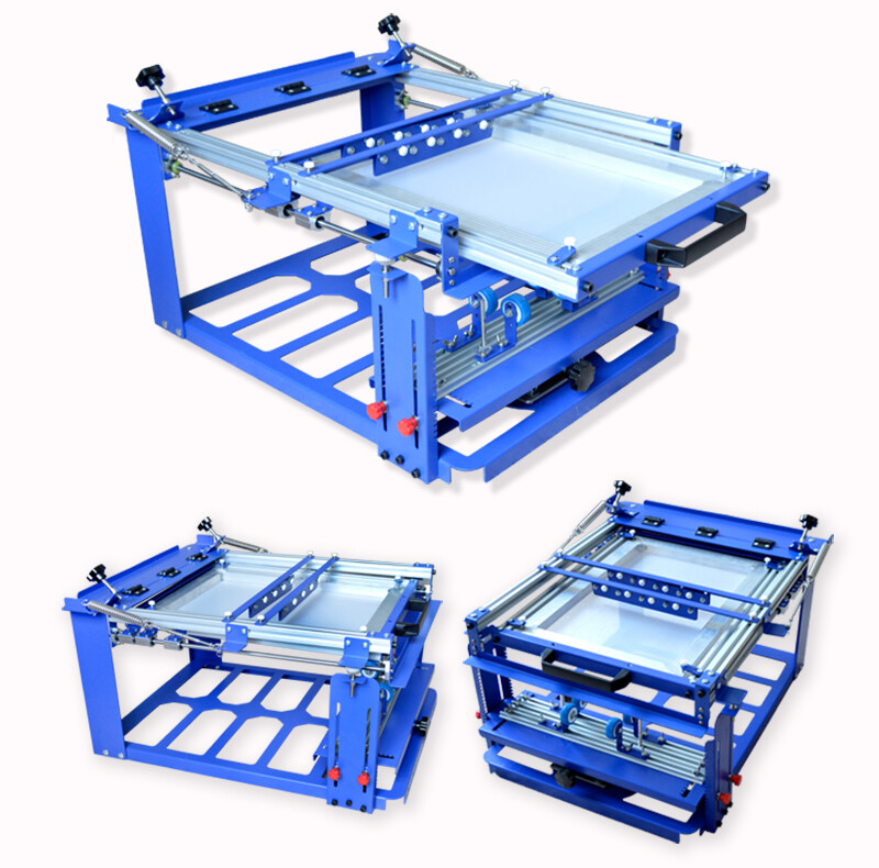Dia. 6'' Cylinder Screen Printing Machine Curved Screen Printing Press Machine