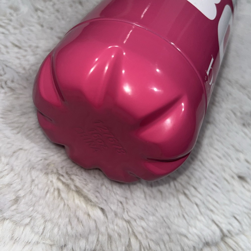 Benefit Makeup Water Bottle Pink Metal