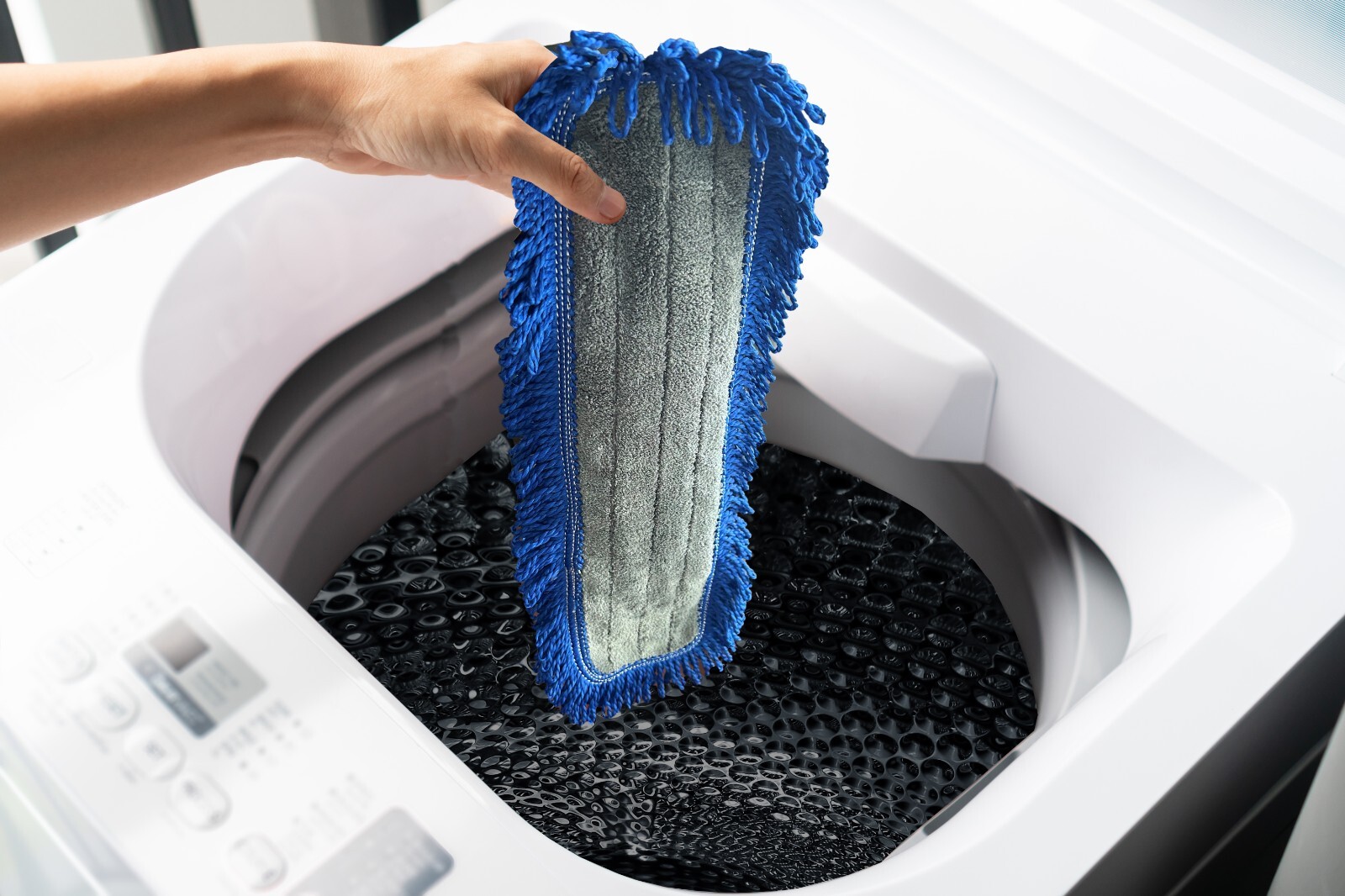 Ultimate 18" Microfiber Mop System - Handle, Frame and 3 Types Cleaning Pads