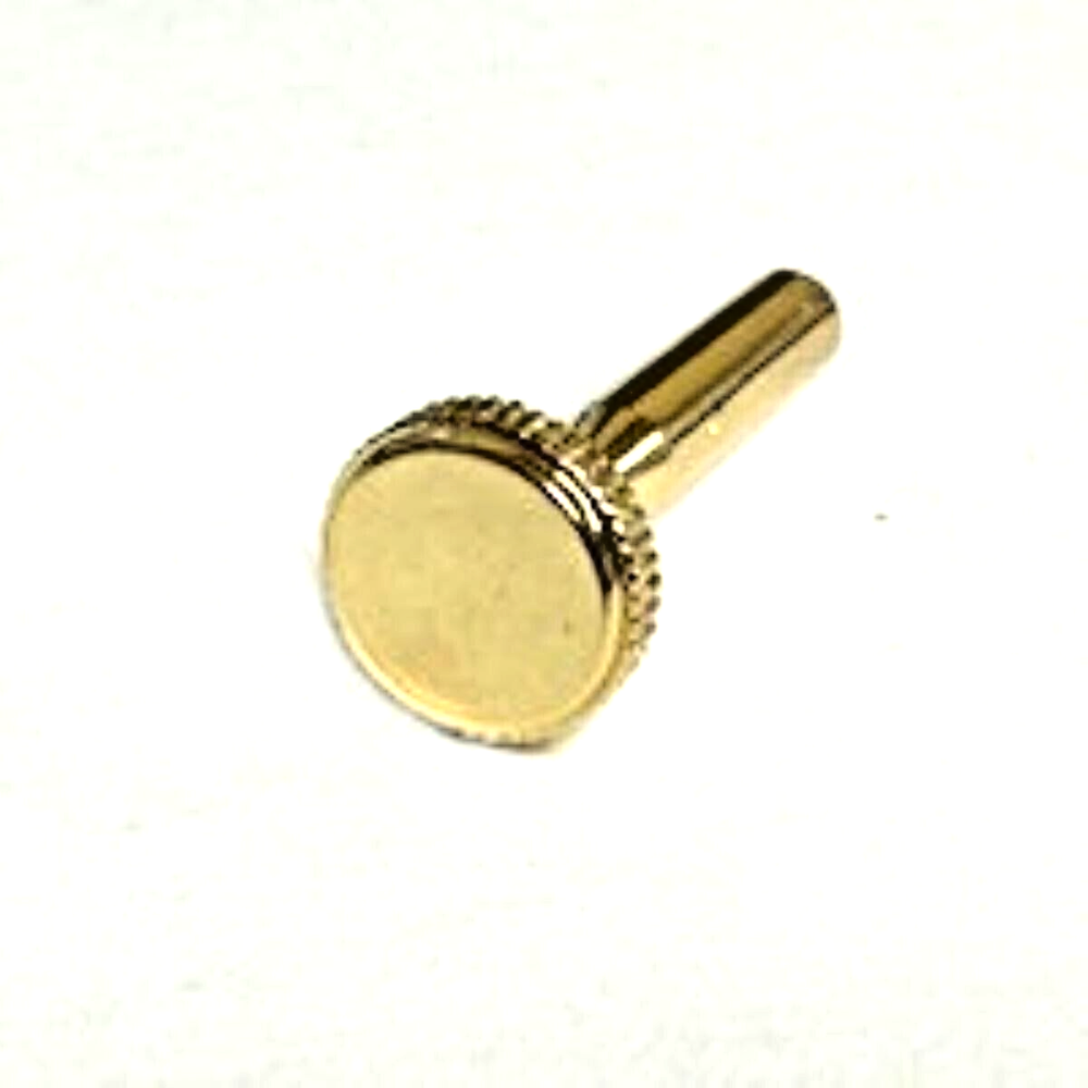 1 1/4" LONG SOLID BRASS TURN KNOB LAMP PART SWITCH 4-36 THREAD TV-511XXX