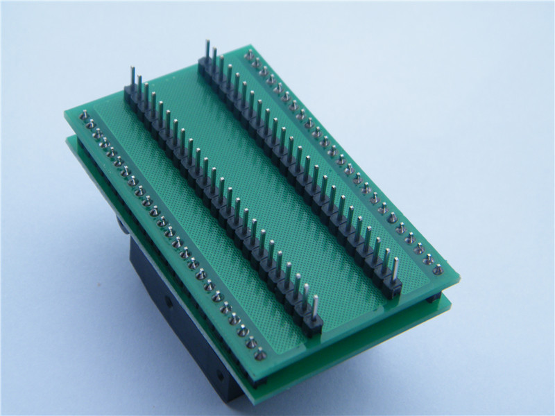 LQFP48 TQFP48 QFP48 to DIP 7x7 mm 0.5Pitch IC Socket Program Programming Adapter