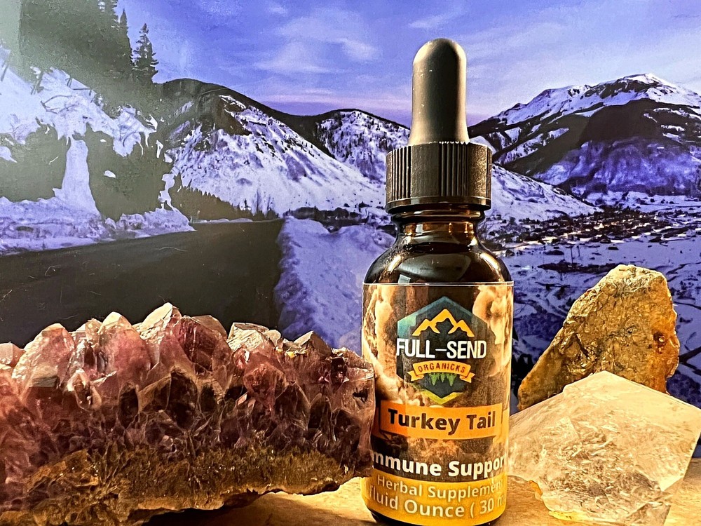 Turkey Tail ( Gourmet Mushroom Tincture ) ( 1 Oz)