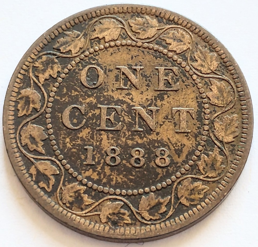 Canada 1888 Queen Victoria 1 Cent.