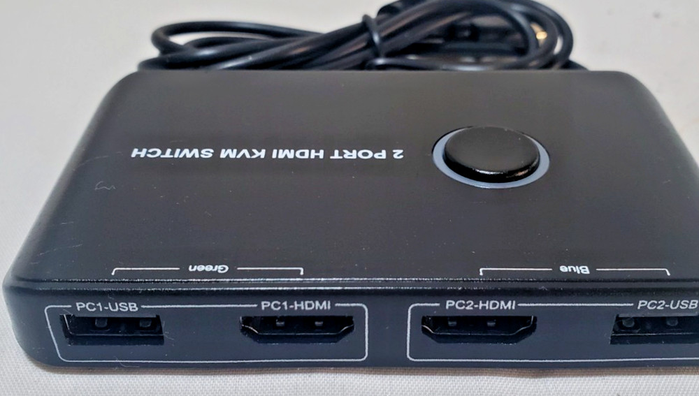 KVM Switch HDMI 2 Port Box ABLEWE USB and HDMI Switch