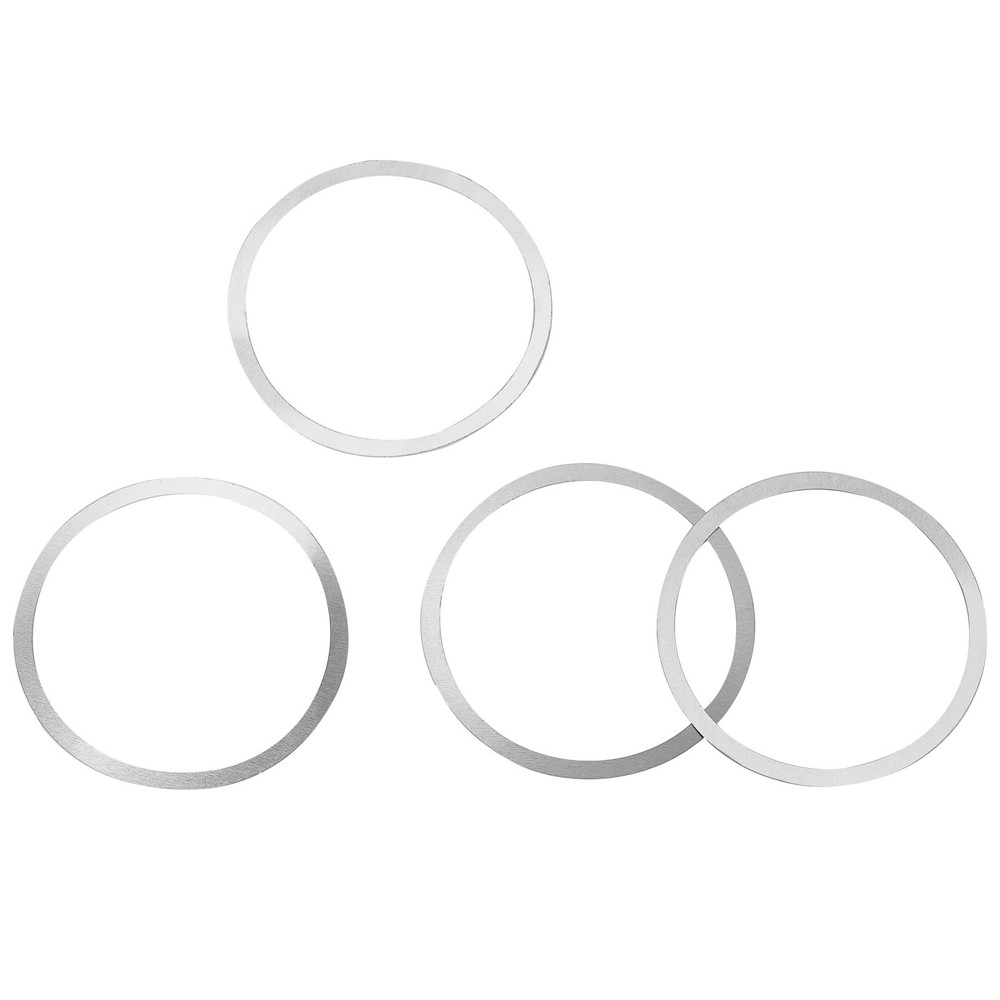 Silver Barrel Nut Shim Kit with Free Float Spacers for Handguard Adjustment