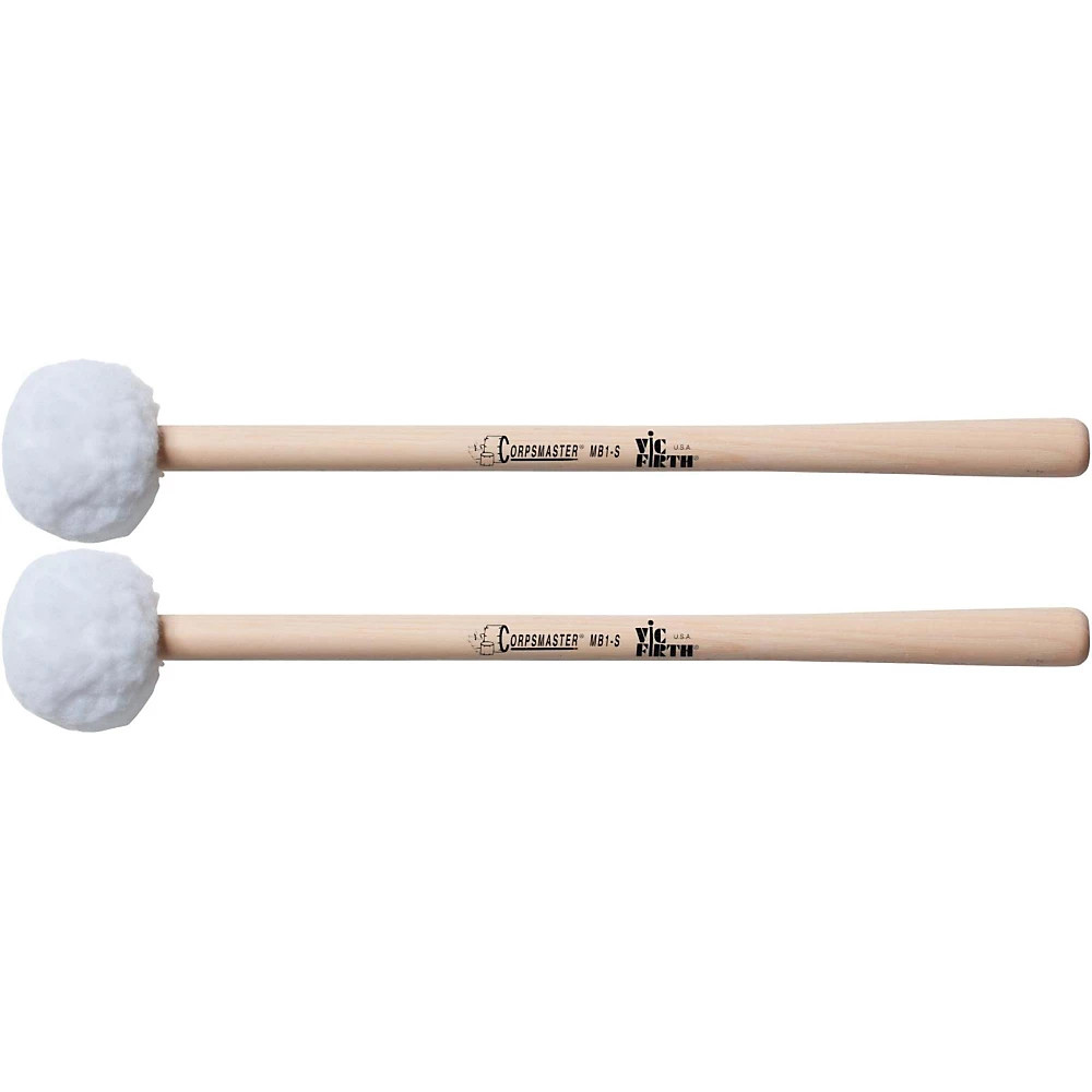 Vic Firth Corpsmaster Marching Bass Mallets Soft Small
