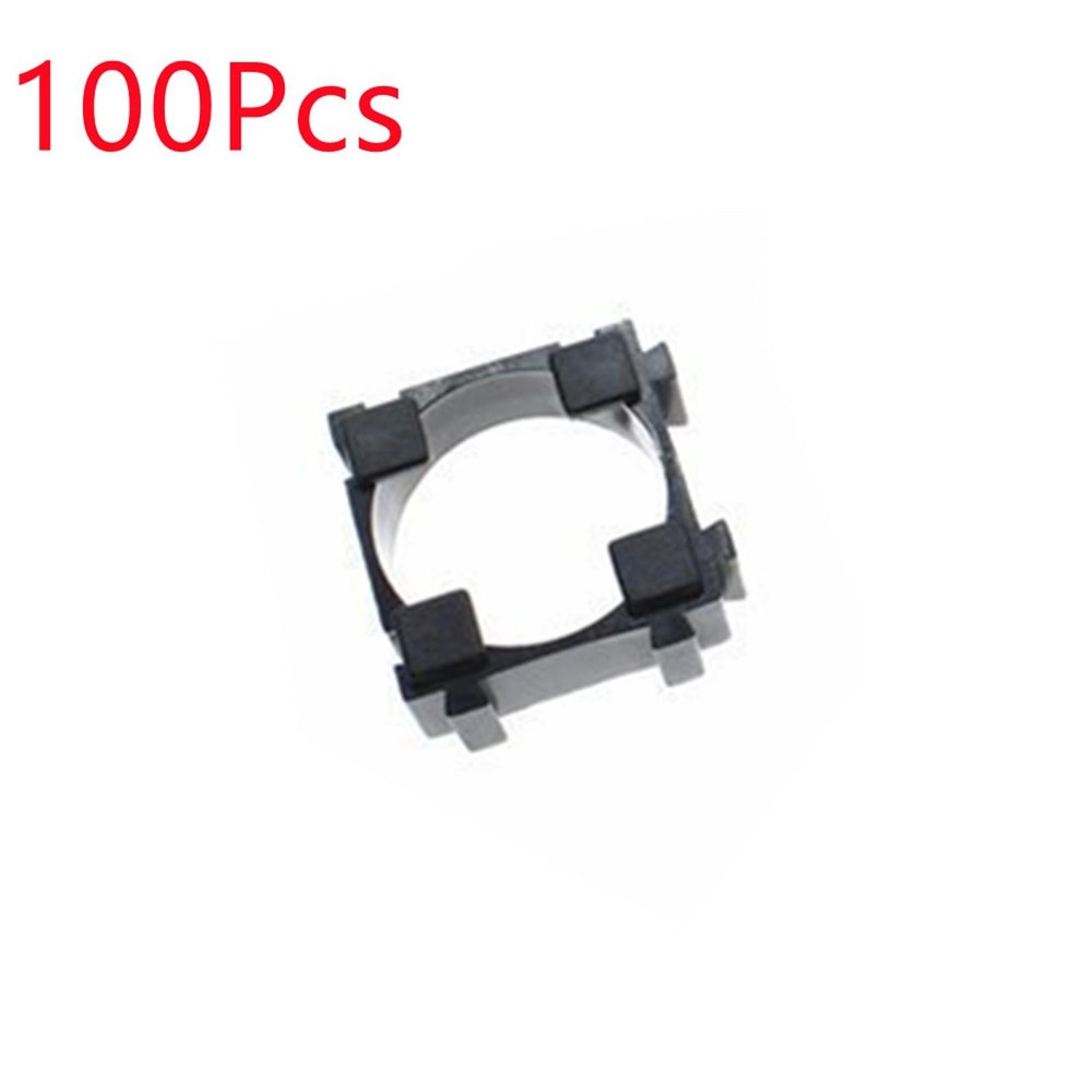 18650 Cylindrical Battery Holder Lithium Batteries Bracket Support 100Pcs/Set E