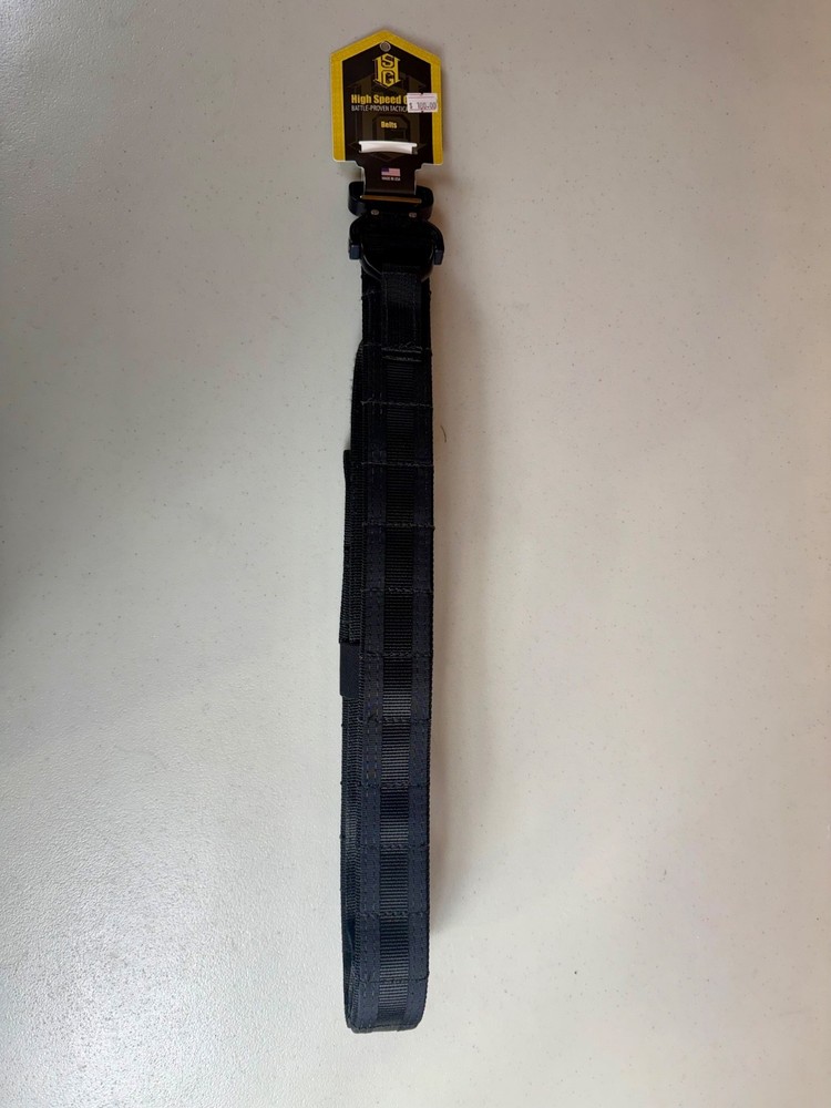 HSGI Cobra Operator Belt 1.75" w/ Hook & Loop Inner Belt Size: 2X Black